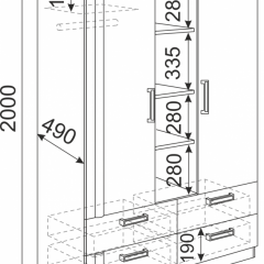 Подростковая Волкер (модульная) в Югорске - yugorsk.mebel24.online | фото 11