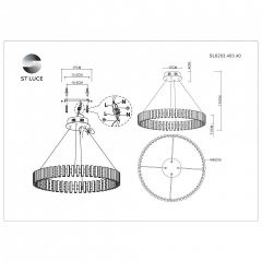 Подвесная люстра ST-Luce Estense SL6203.403.40 в Югорске - yugorsk.mebel24.online | фото 5