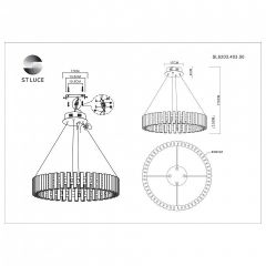 Подвесная люстра ST-Luce Estense SL6203.403.50 в Югорске - yugorsk.mebel24.online | фото 4