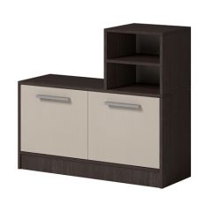 Прихожая Энтер (Венге/Дуб молочный) Комплектация 2 в Югорске - yugorsk.mebel24.online | фото 3