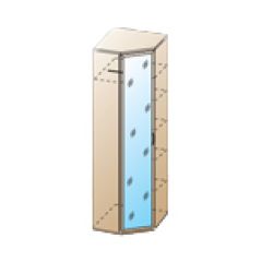 Прихожая Карина композиция 3 (Ясень Асахи) в Югорске - yugorsk.mebel24.online | фото 6