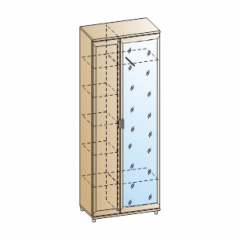 Прихожая Мелисса композиция 1 (Акация Молдау) в Югорске - yugorsk.mebel24.online | фото 2