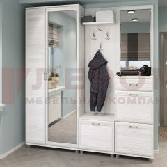 Прихожая Мелисса композиция 1 (Снежный ясень) в Югорске - yugorsk.mebel24.online | фото