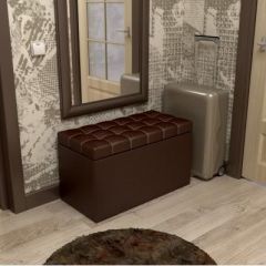 Пуф КВАДРО тип 2 Коричневый в Югорске - yugorsk.mebel24.online | фото