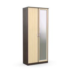 Шкаф 2-х створчатый Дуэт Люкс с зеркалом в Югорске - yugorsk.mebel24.online | фото 4