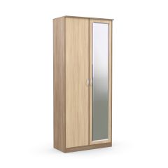 Шкаф 2-х створчатый Дуэт Люкс с зеркалом в Югорске - yugorsk.mebel24.online | фото 3