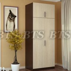 Шкаф 2-х створчатый с перегородкой (венге/лоредо) в Югорске - yugorsk.mebel24.online | фото
