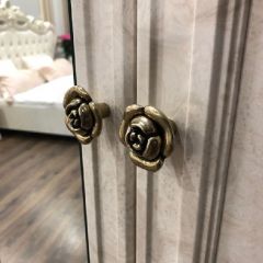 Шкаф 2-х створчатый с Зеркалом Афина (крем корень) в Югорске - yugorsk.mebel24.online | фото 2