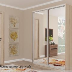 Шкаф №5 1.5-2 Оптима 2300х1504х452 (фасад 2 зеркала) в Югорске - yugorsk.mebel24.online | фото 5