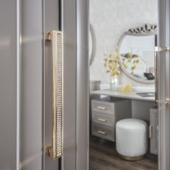 Шкаф 5-ти ств с зеркалами Мокко (серый камень) в Югорске - yugorsk.mebel24.online | фото 3
