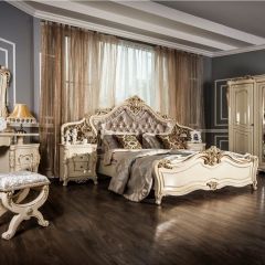 Шкаф 6-ти створчатый Джоконда (крем) в Югорске - yugorsk.mebel24.online | фото 3