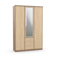 Шкаф комбинированный Дуэт Люкс с зеркалом в Югорске - yugorsk.mebel24.online | фото 4