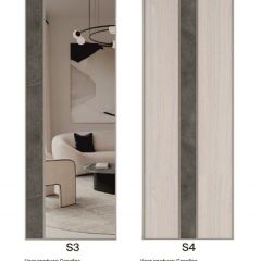 Шкаф-купе 1300 серии SILVER S3+S4+B2+PL4 (2 ящика+F обр.штанга) профиль «Серебро» в Югорске - yugorsk.mebel24.online | фото 9