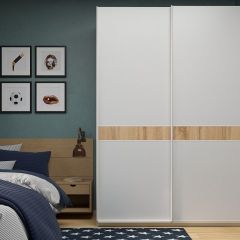 Шкаф-купе 1600 серии SOFT D6+D6+B2+PL3 (2 ящика+2штанги) профиль «Капучино» в Югорске - yugorsk.mebel24.online | фото 5