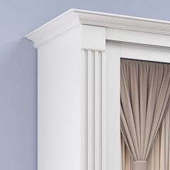 Шкаф-купе 2450 серии NEW CLASSIC K1+K1+K1+B22+PL4 (по 2 ящика лев/прав+F обр.штанга) профиль «Капучино» в Югорске - yugorsk.mebel24.online | фото 4