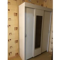 Шкаф-купе Бассо 1300 (Белый) в Югорске - yugorsk.mebel24.online | фото 3