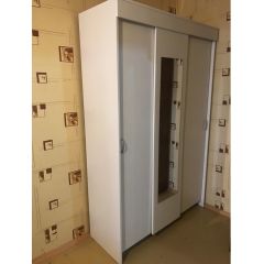 Шкаф-купе Бассо 1300 (Белый) в Югорске - yugorsk.mebel24.online | фото 4