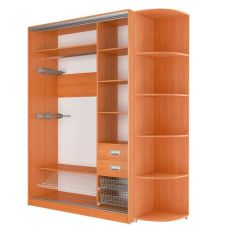 Шкаф-купе Элвис 1500 вариант 1 (ЛДСП/ЛДСП) в Югорске - yugorsk.mebel24.online | фото 3