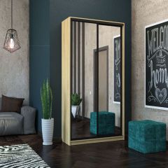 Шкаф-купе Лофт 1200 Шк12-47 (Дуб Сонома) в Югорске - yugorsk.mebel24.online | фото 10
