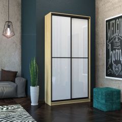 Шкаф-купе Лофт 1200 Шк12-47 (Дуб Сонома) в Югорске - yugorsk.mebel24.online | фото 11