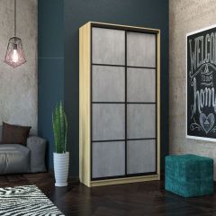 Шкаф-купе Лофт 1200 Шк12-47 (Дуб Сонома) в Югорске - yugorsk.mebel24.online | фото 14