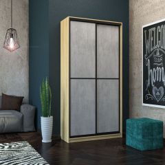 Шкаф-купе Лофт 1200 Шк12-60 (Дуб Сонома) в Югорске - yugorsk.mebel24.online | фото 13