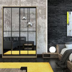 Шкаф-купе Лофт 1600 Шк16-47 (Дуб Сонома) в Югорске - yugorsk.mebel24.online | фото 8