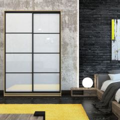 Шкаф-купе Лофт 1600 Шк16-47 (Дуб Сонома) в Югорске - yugorsk.mebel24.online | фото 12