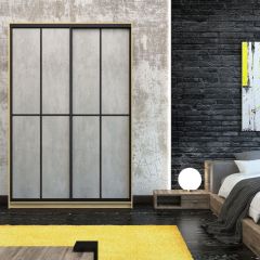 Шкаф-купе Лофт 1600 Шк16-60 (Дуб Сонома) в Югорске - yugorsk.mebel24.online | фото 13