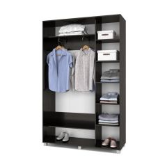 РОЛАНД Шкаф-купе с зеркалом Венге (450*1400) Р442 в Югорске - yugorsk.mebel24.online | фото 3