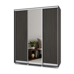 РОЛАНД Шкаф-купе с зеркалом Венге (450*1800) Р482 в Югорске - yugorsk.mebel24.online | фото 4