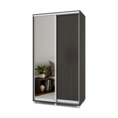 РОЛАНД Шкаф-купе с зеркалом Венге (600*1200) Р622 в Югорске - yugorsk.mebel24.online | фото
