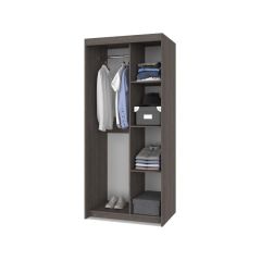 ТОМАС Шкаф-купе с зеркалом Анкор темный/светлый Т22 в Югорске - yugorsk.mebel24.online | фото 2