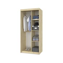 ТОМАС Шкаф-купе с зеркалом Ирландский дуб Т22 в Югорске - yugorsk.mebel24.online | фото 2