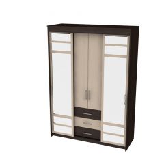 Шкаф-купе комби Юнона (1600) в Югорске - yugorsk.mebel24.online | фото