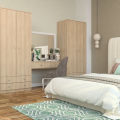 Шкаф Нина (М6) Ясень шимо светлый в Югорске - yugorsk.mebel24.online | фото