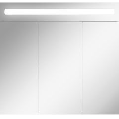 Шкаф-зеркало Аврора 80 с подсветкой LED Домино (DV8009HZ) в Югорске - yugorsk.mebel24.online | фото 4