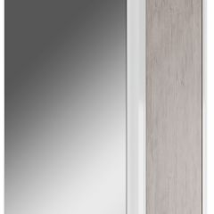 Шкаф-зеркало Uno 60 Дуб серый левый/правый Домино (DU1503HZ) в Югорске - yugorsk.mebel24.online | фото 1