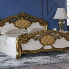 Спальня Ольга (комплект 4 дв.) беж/золото в Югорске - yugorsk.mebel24.online | фото 4