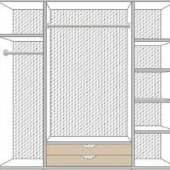 Спальный гарнитур Ольга (модульная) беж/золото в Югорске - yugorsk.mebel24.online | фото 5