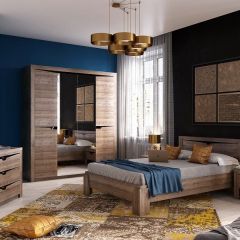 Спальный гарнитур  Соренто (Дуб стирлинг) в Югорске - yugorsk.mebel24.online | фото