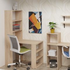 Стеллаж Элемент-1 (дуб сонома) в Югорске - yugorsk.mebel24.online | фото 5