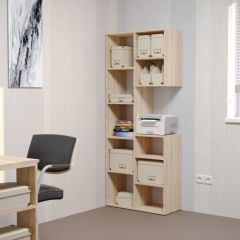 Стеллаж Элемент-2 (дуб сонома) в Югорске - yugorsk.mebel24.online | фото 3