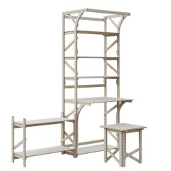 Стеллаж+стол Конструктор Арт.СRСт1-1 в Югорске - yugorsk.mebel24.online | фото 3