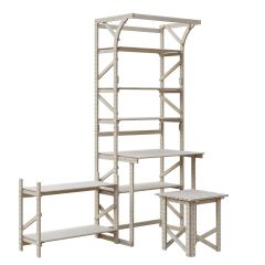 Стеллаж+стол со стойкой Конструктор Арт.СRСт2-1 в Югорске - yugorsk.mebel24.online | фото 3