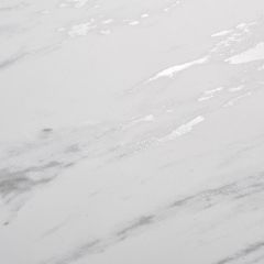 Стол BELLUNO 160 MARBLES KL-99 Белый мрамор матовый, итальянская керамика/ белый каркас, ®DISAUR в Югорске - yugorsk.mebel24.online | фото 9