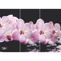 Стол Бостон-3 (Розовая Орхидея) 1100/1420*700, опора Брифинг в Югорске - yugorsk.mebel24.online | фото 2