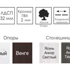 Стол раскладной Ялта-2 (опоры массив резной) в Югорске - yugorsk.mebel24.online | фото 4