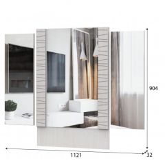 ГАММА 20 Стол туалетный + Зеркало (Серия №4) в Югорске - yugorsk.mebel24.online | фото 3