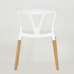 Стул Barneo N-218 Wishbone интерьерный кухонный белый в Югорске - yugorsk.mebel24.online | фото 2